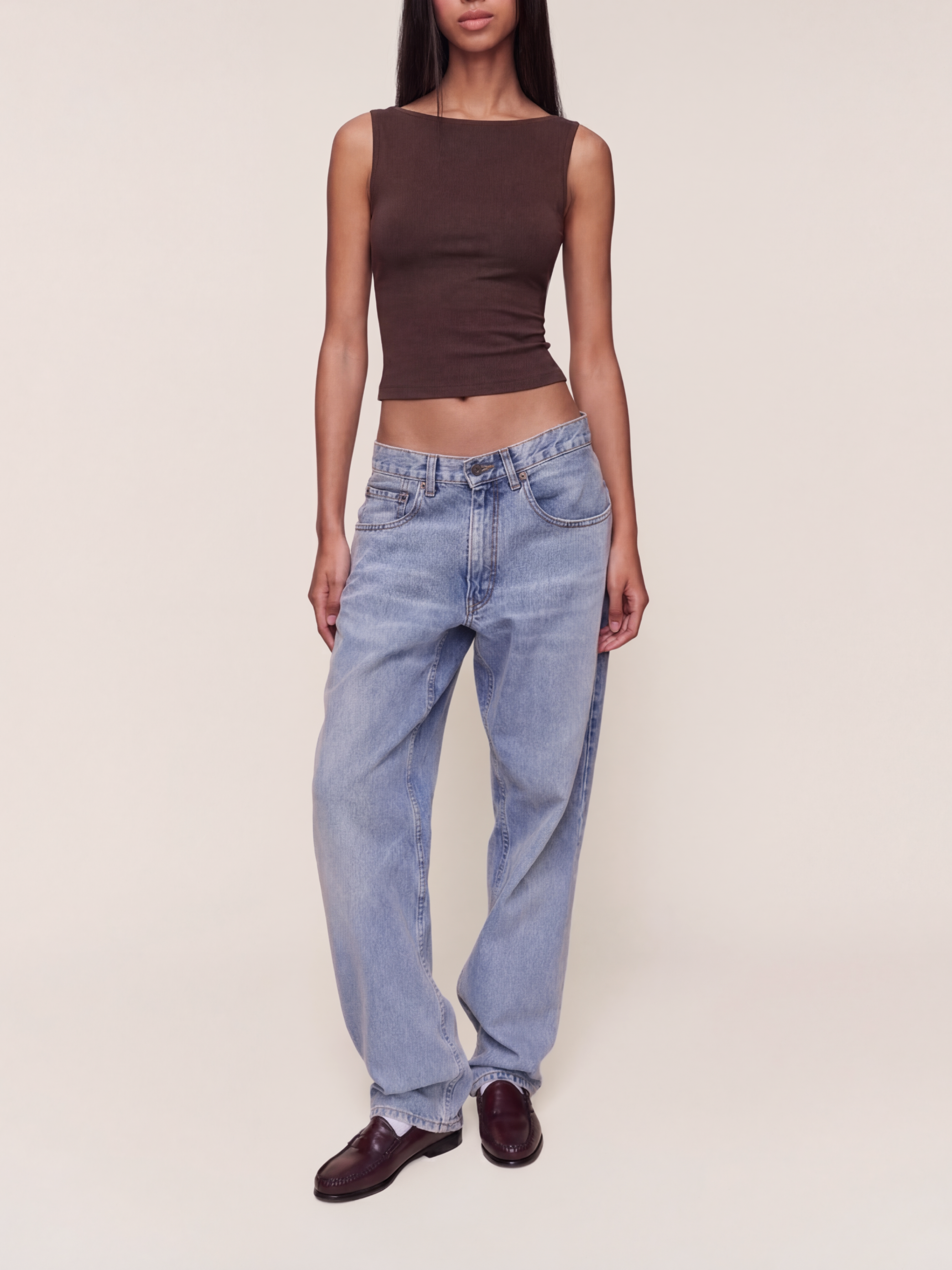 Kayık Yaka Basic Top