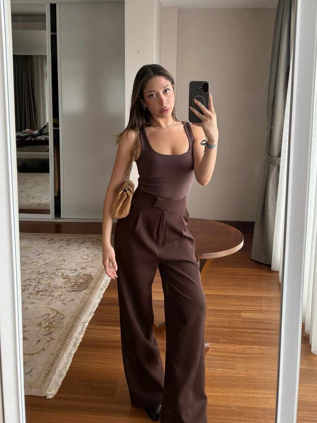 Beli Cırtlı Palazzo Pantolon