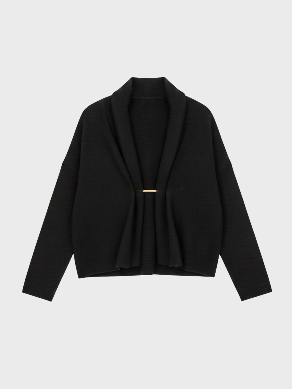 Önü Tokalı Triko Hırka