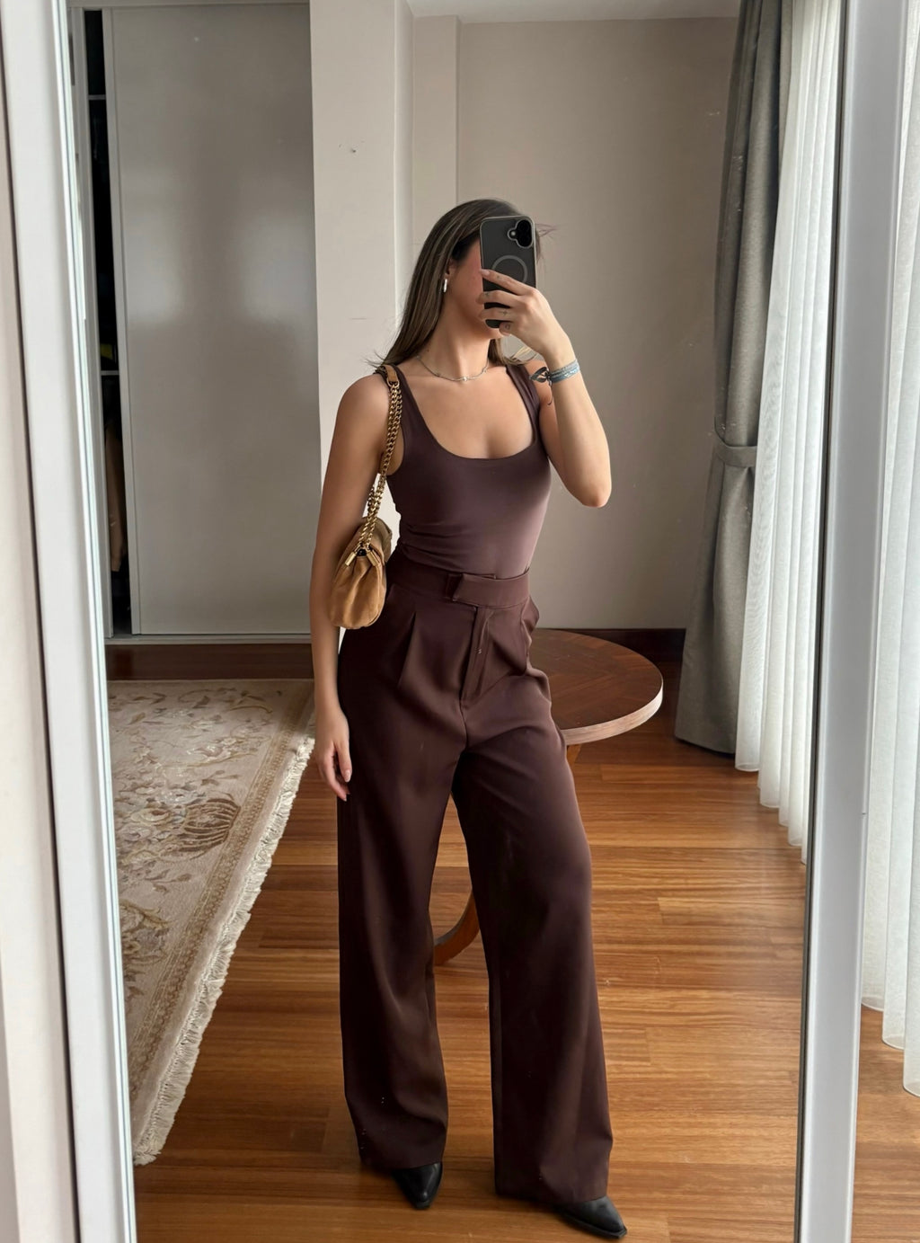 Beli Cırtlı Palazzo Pantolon