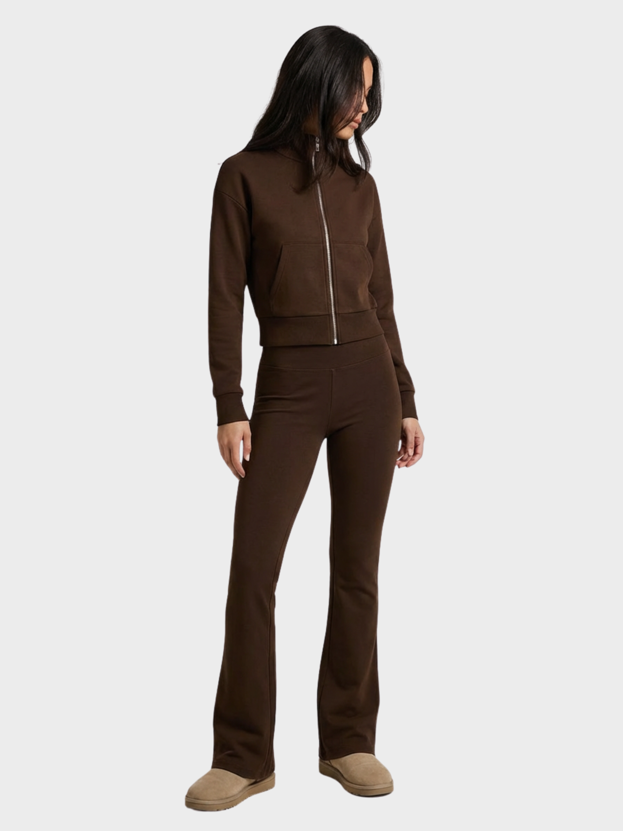 Orta Bel İspanyol Paça Eşofman Tayt