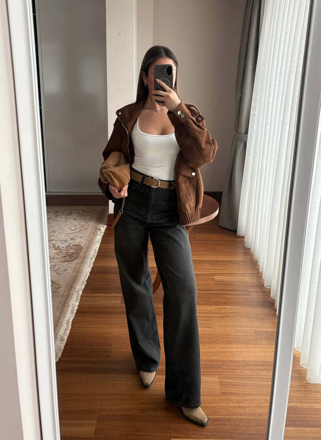 Yüksek Bel Wide Leg Jeans