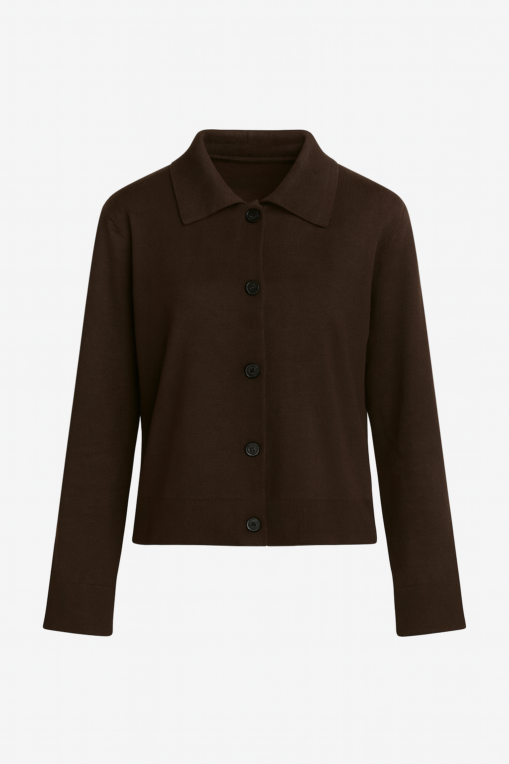 Düğmeli Triko Hırka