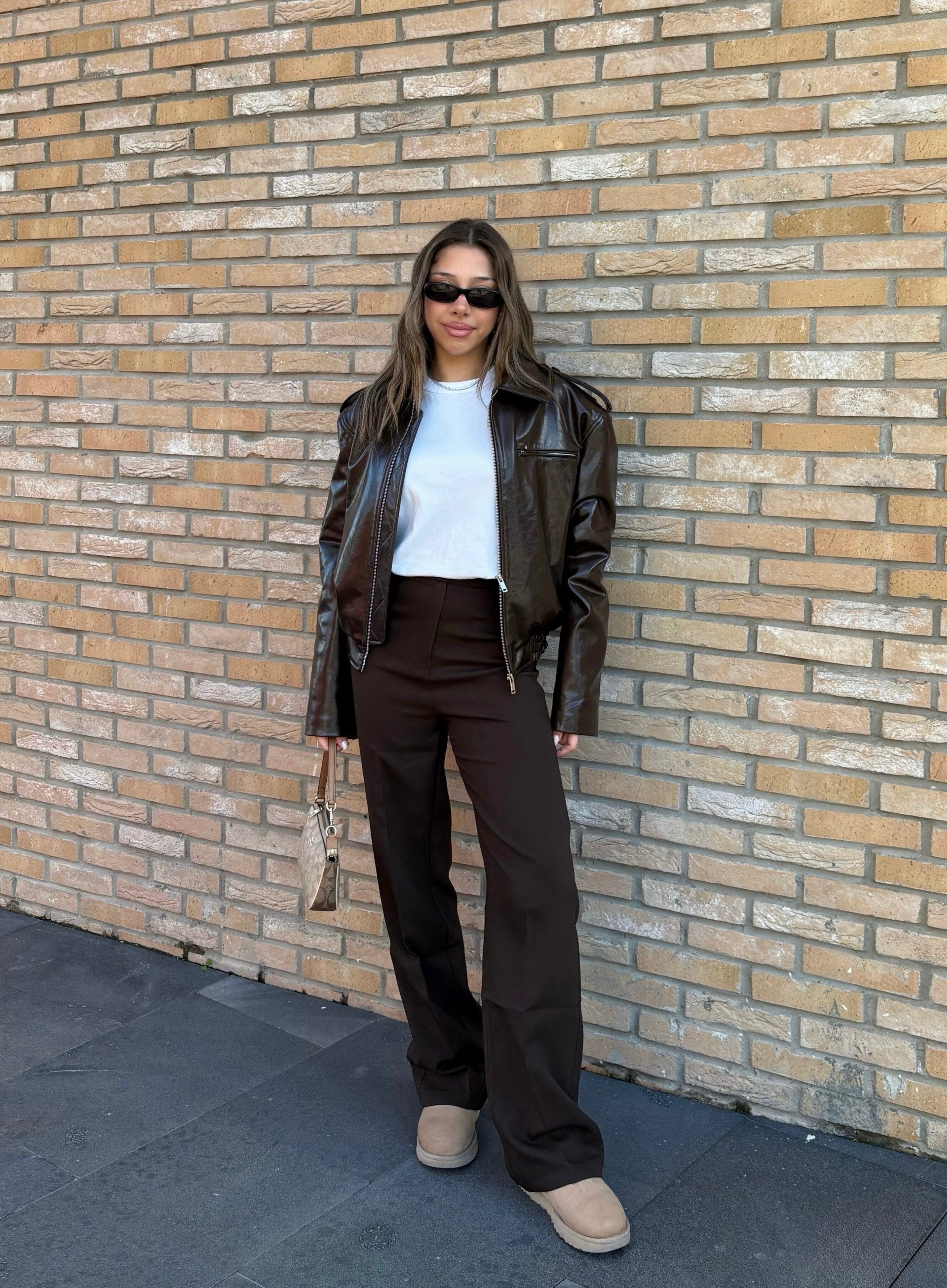 Yüksek Bel Straight Pantolon