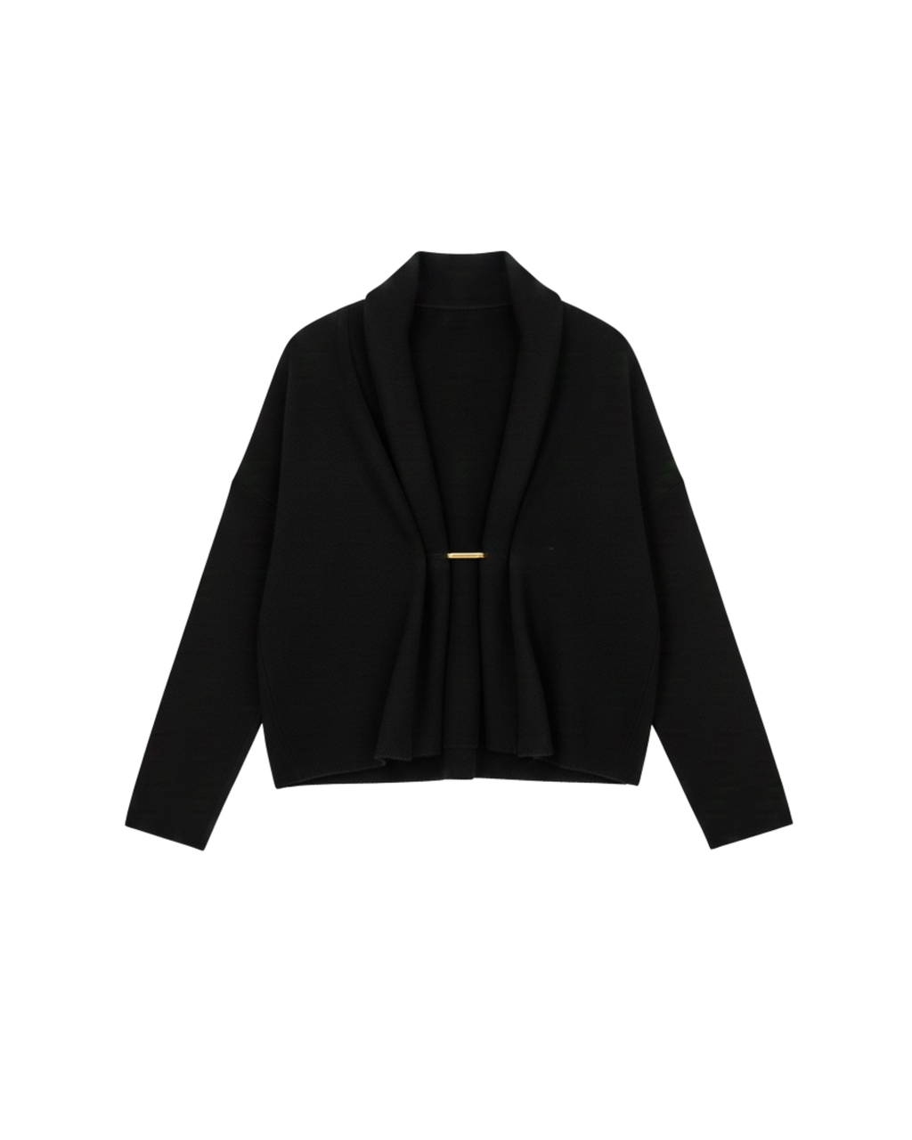 Önü Tokalı Triko Hırka