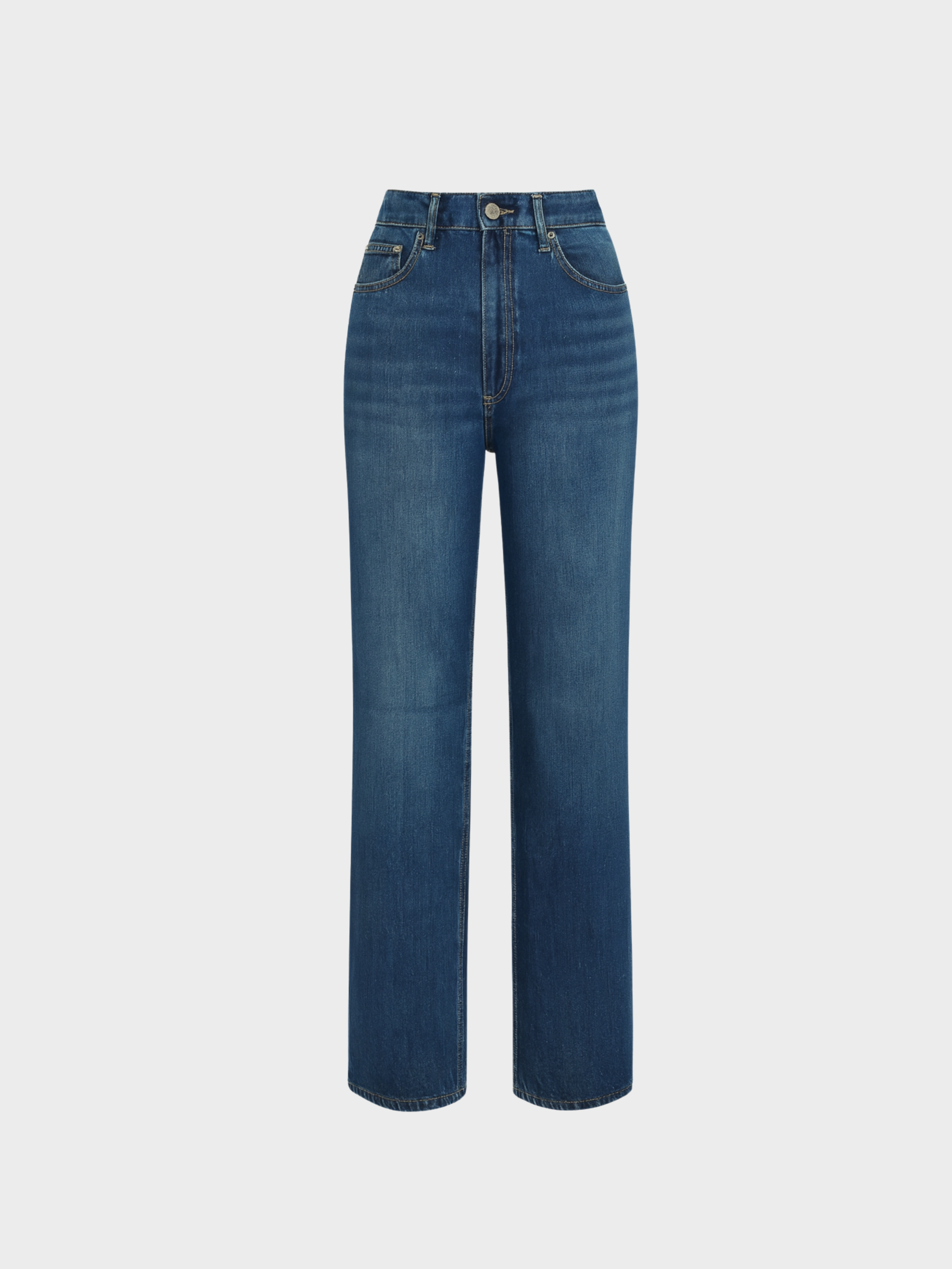 Esnek Yapılı Wide Leg Jeans