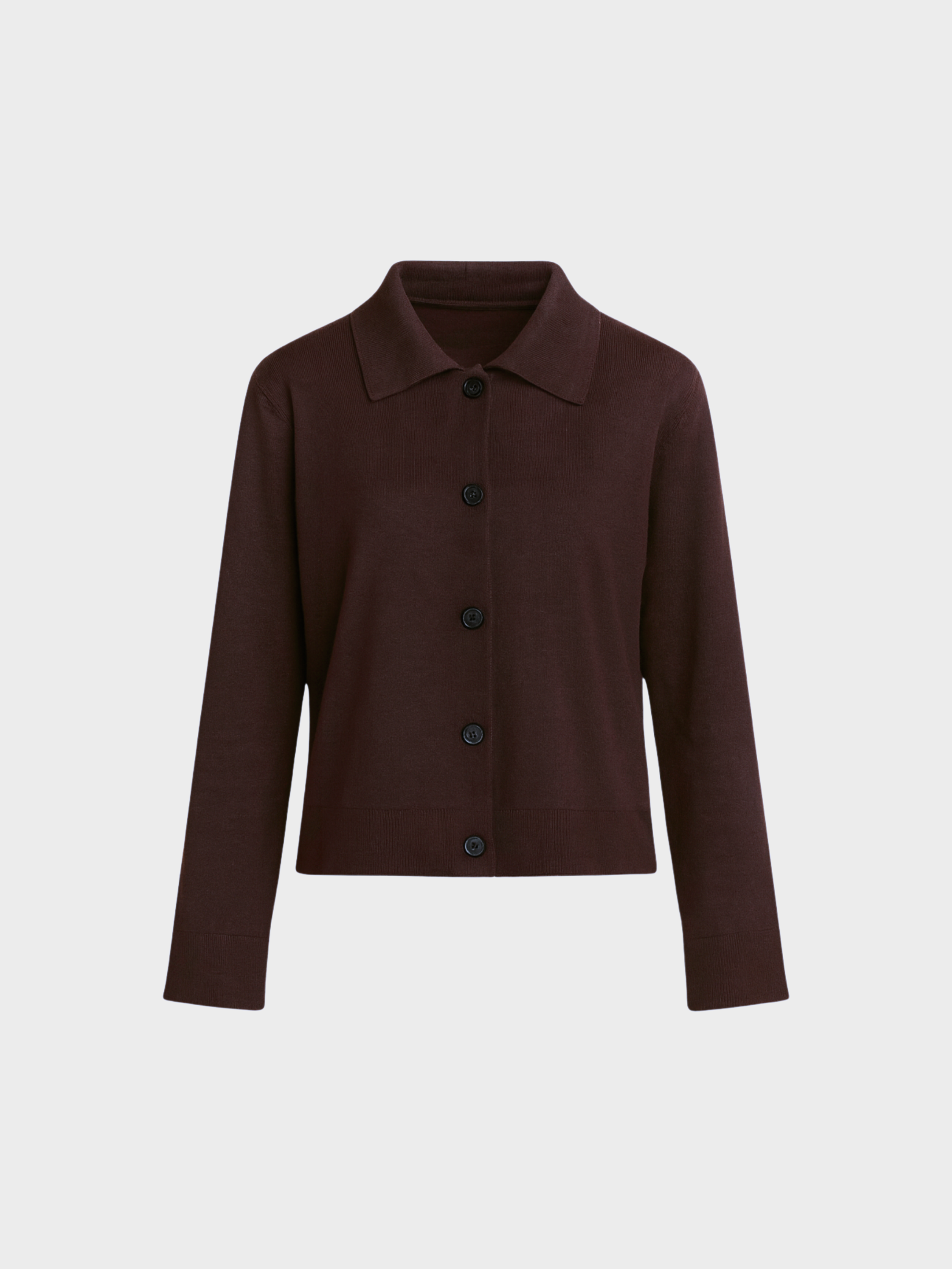 Düğmeli Triko Hırka