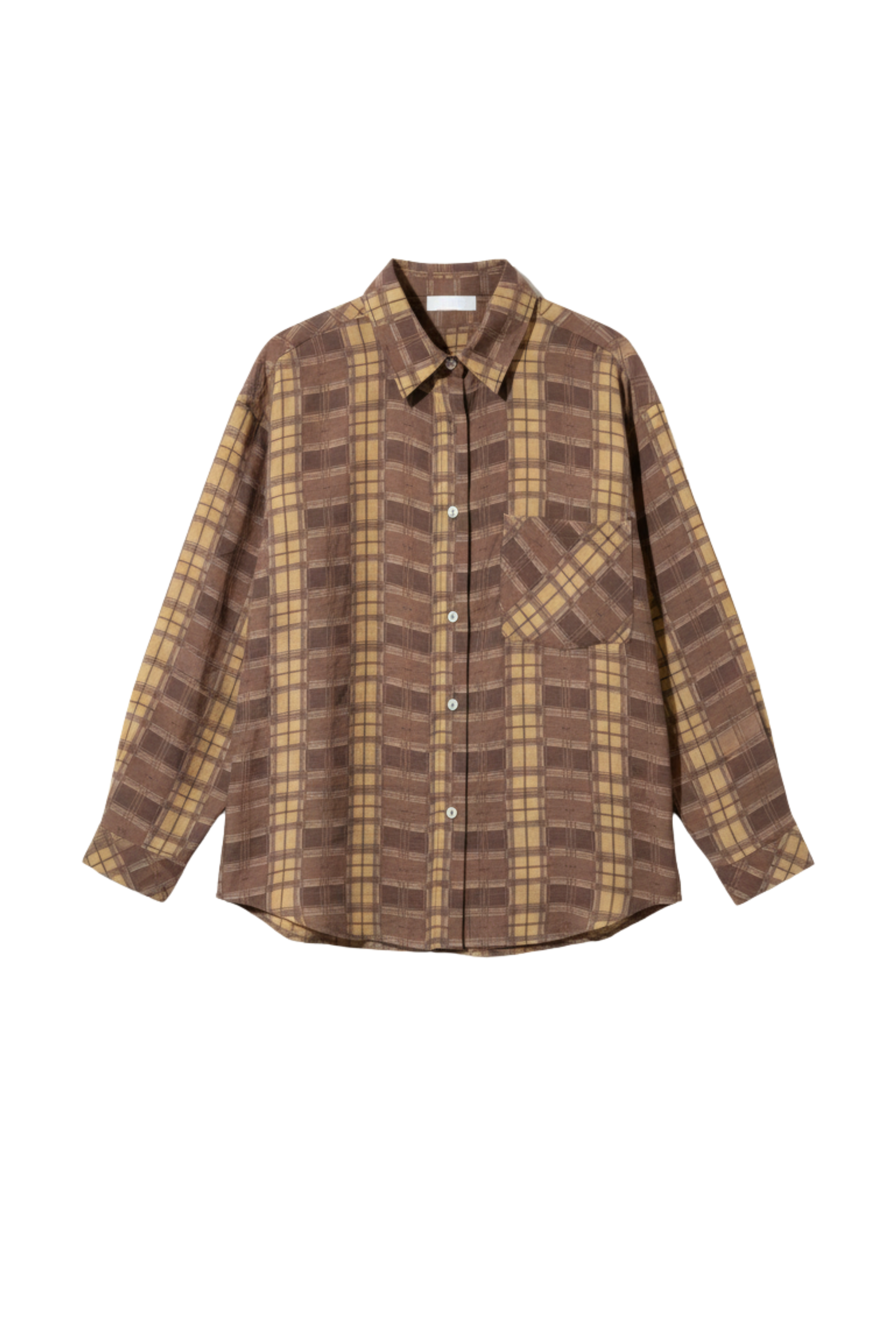 Baskılı Oversize Gömlek