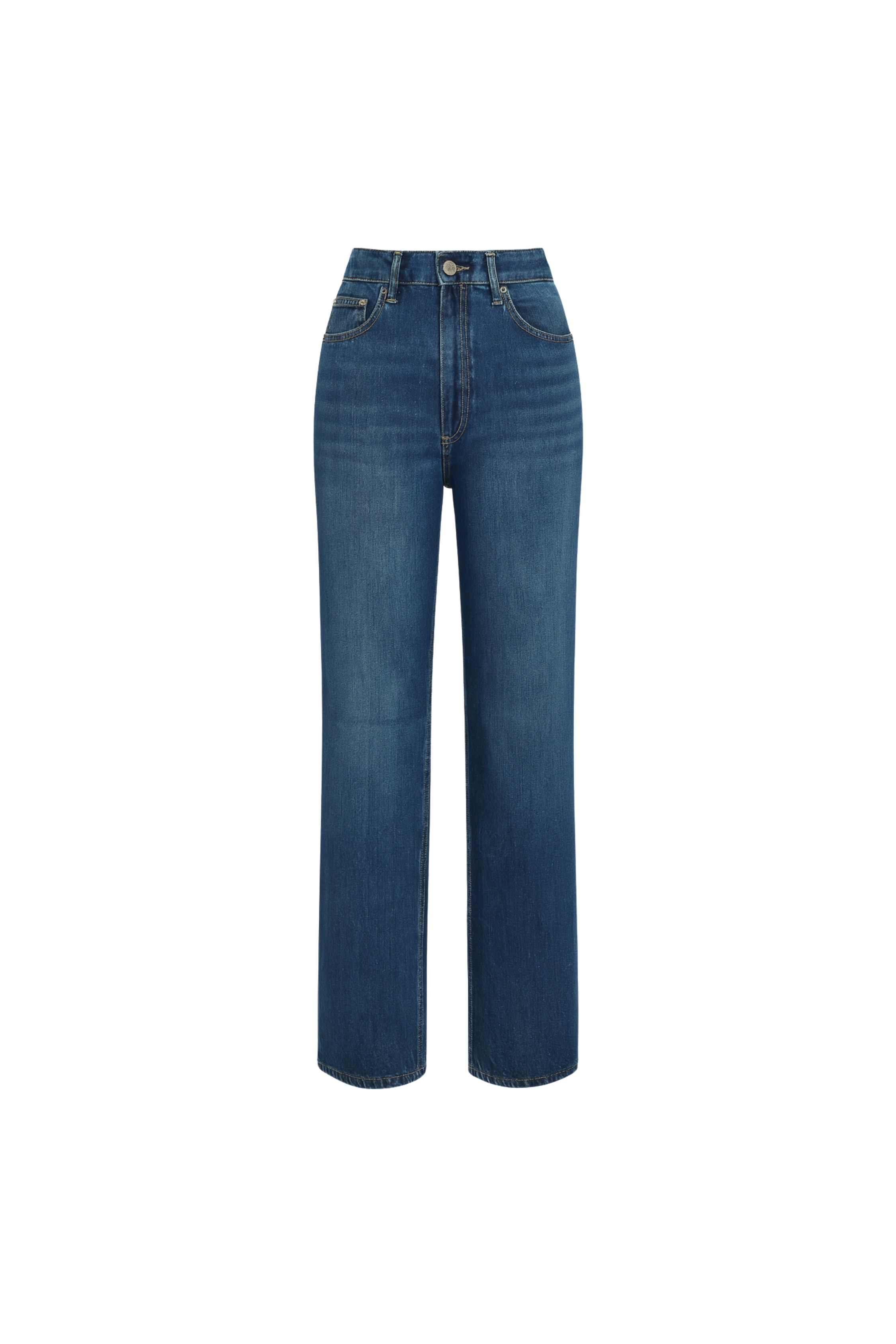Esnek Dokulu Wide Leg Jeans