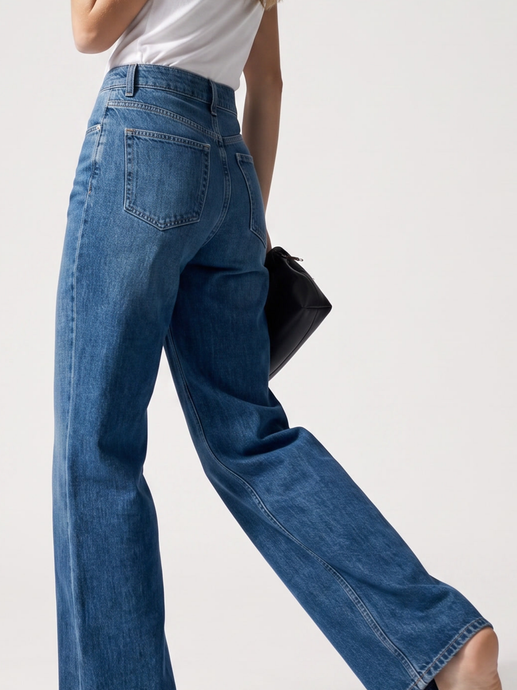 Esnek Wide Leg Jeans