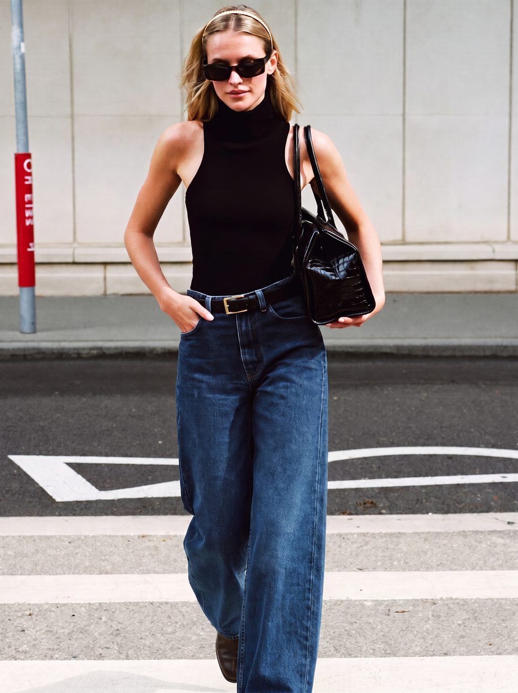 Esnek Wide Leg Jeans